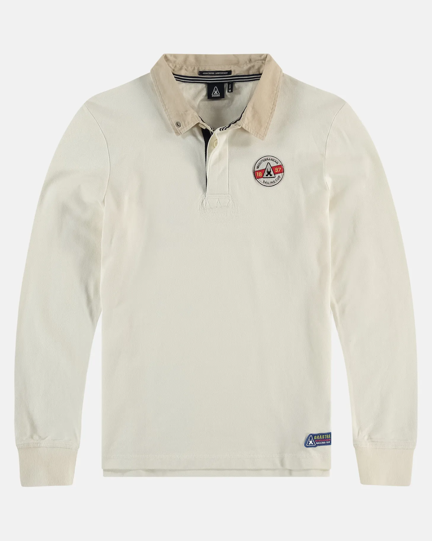 Polo'S En T-Shirts*Gaastra Cayman Rugbyshirt Met Lange Mouwen