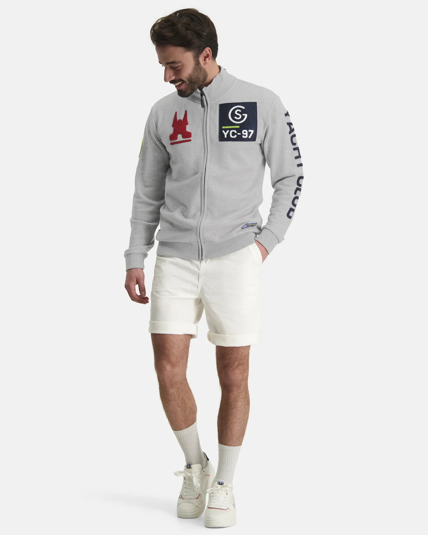 Truien En Sweaters*Gaastra Costa Rica Br Full Zip Sweater