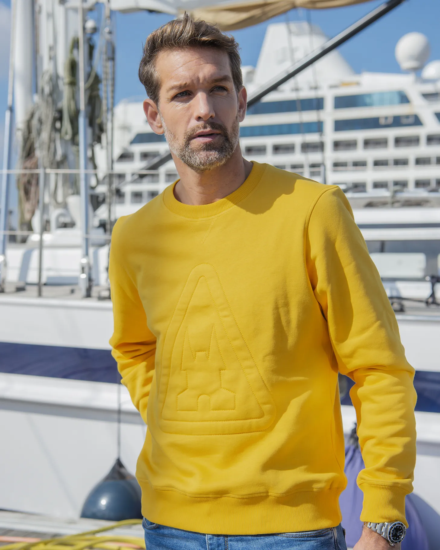 Truien En Sweaters*Gaastra Crew Neck Sweater Transom