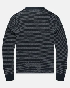 Polo'S En T-Shirts*Gaastra De 100% Katoenen Henley Stripe