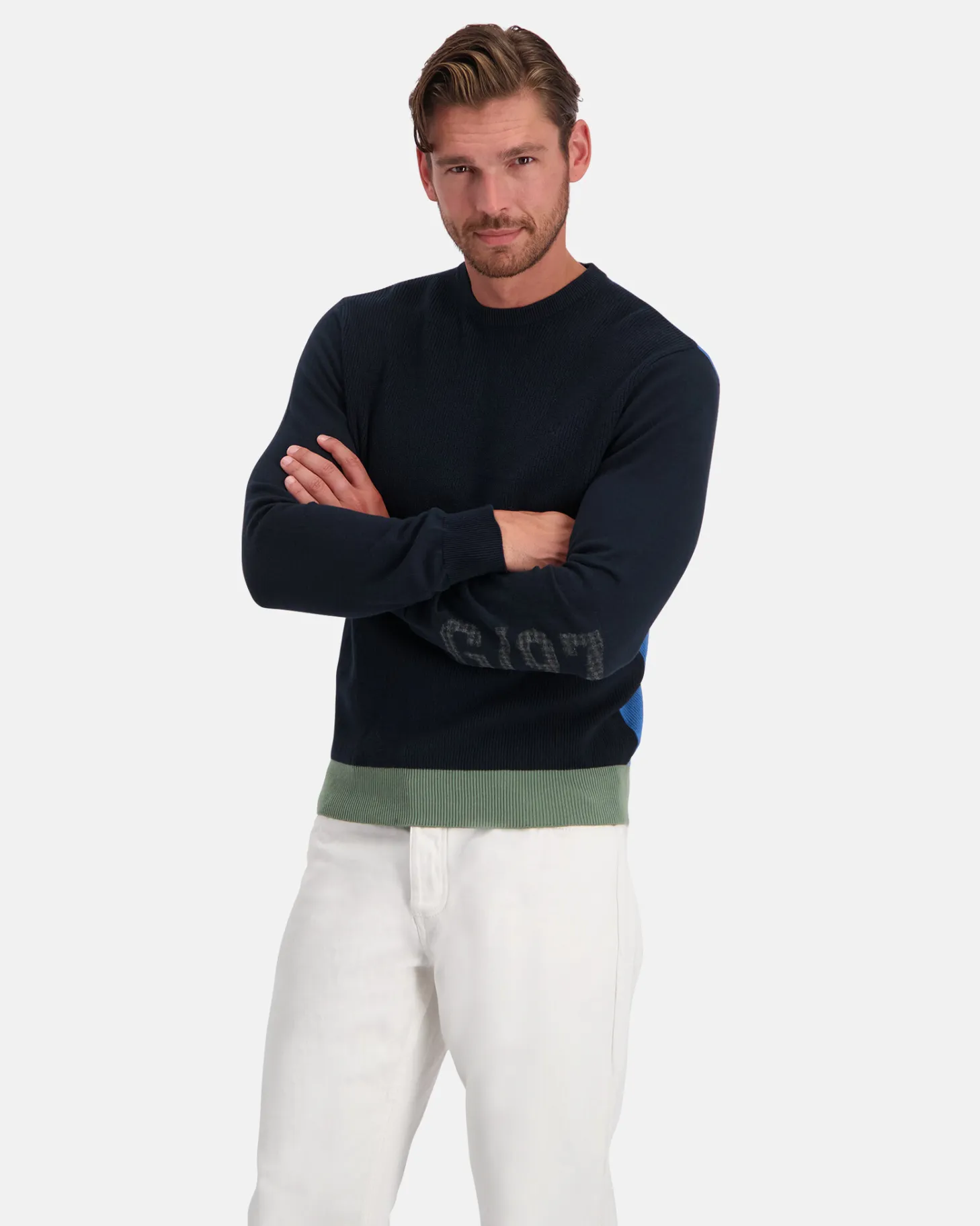 Truien En Sweaters*Gaastra De Gemeleerde Pullover Berth