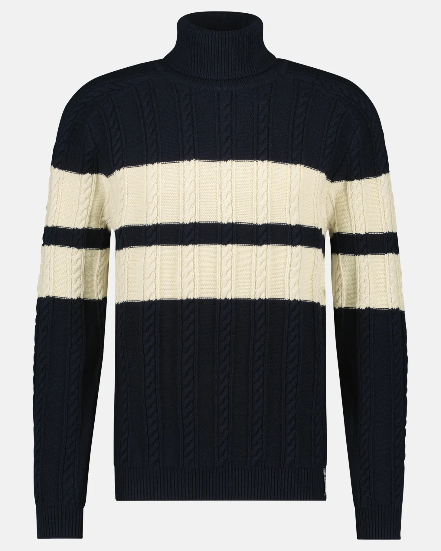 Truien En Sweaters*Gaastra De Kabel Gebreide Move Over Roll Sweater