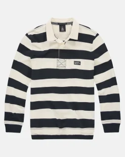 Polo'S En T-Shirts*Gaastra Gestreepte Rugby Shirt Soap