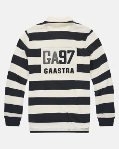 Polo'S En T-Shirts*Gaastra Gestreepte Rugby Shirt Soap