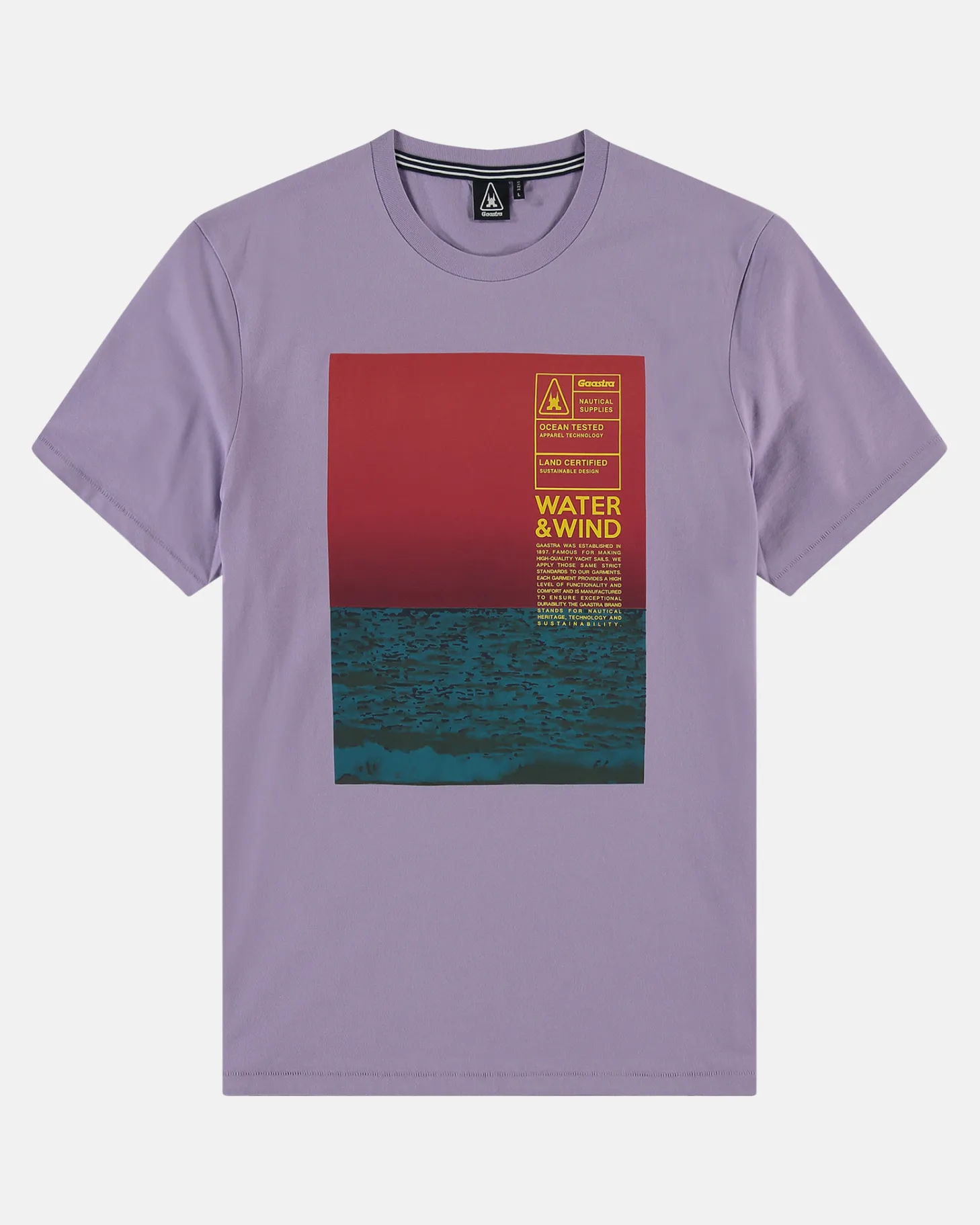 Polo'S En T-Shirts*Gaastra Het100% Cotton Wyatt T-Shirt
