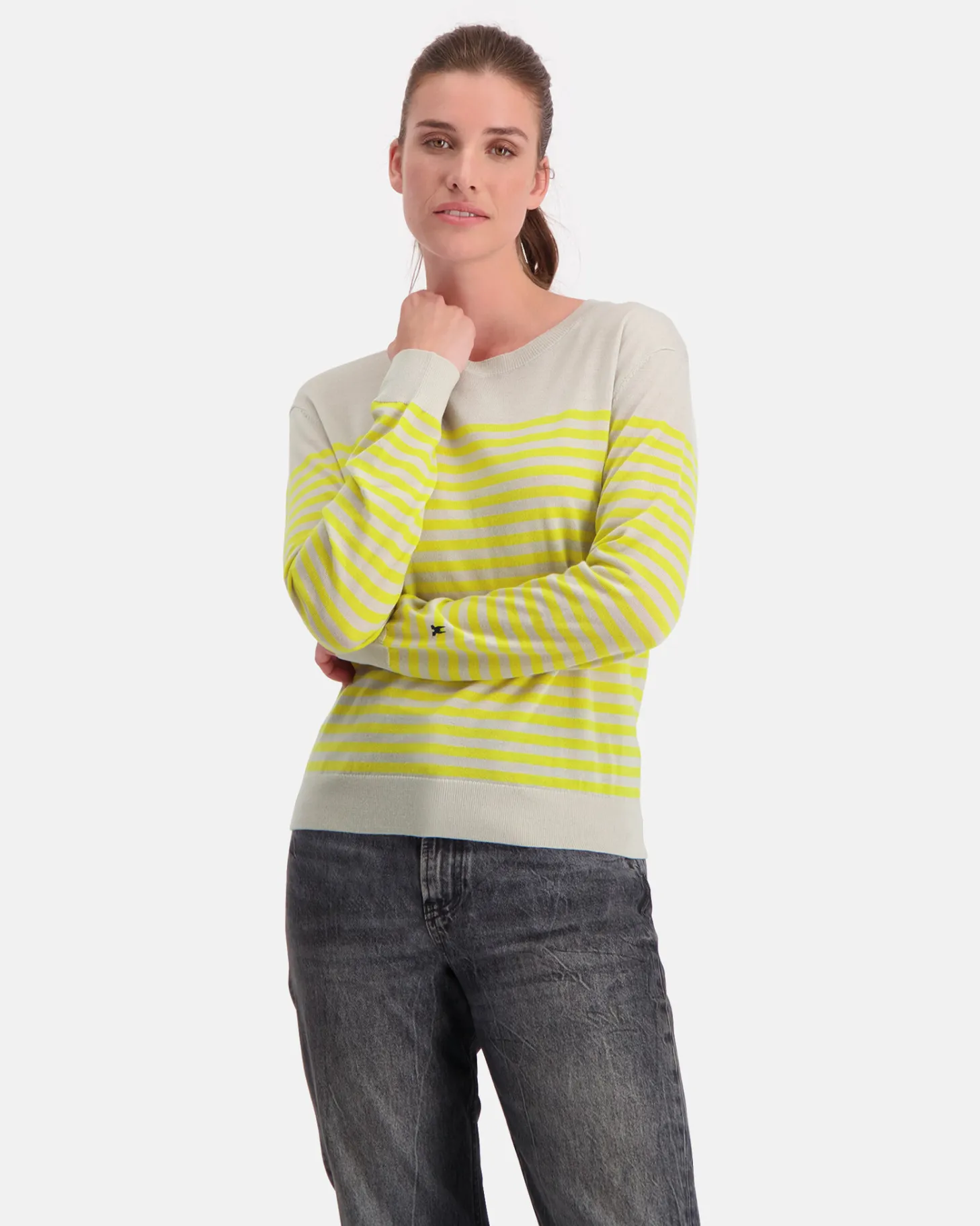 Truien En Sweaters*Gaastra Luxueuze 100% Merino Smerlada Gestreepte Blouse