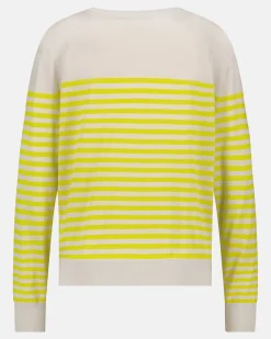 Truien En Sweaters*Gaastra Luxueuze 100% Merino Smerlada Gestreepte Blouse
