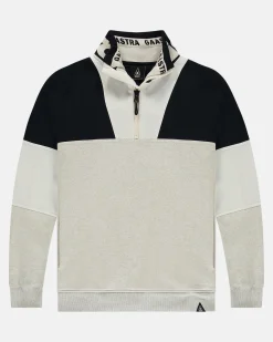 Truien En Sweaters*Gaastra Retro Trui Upstream Met Color Blocking