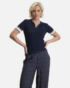 Polo'S En T-Shirts*Gaastra Stijlvolle Gebreide Polo Kady