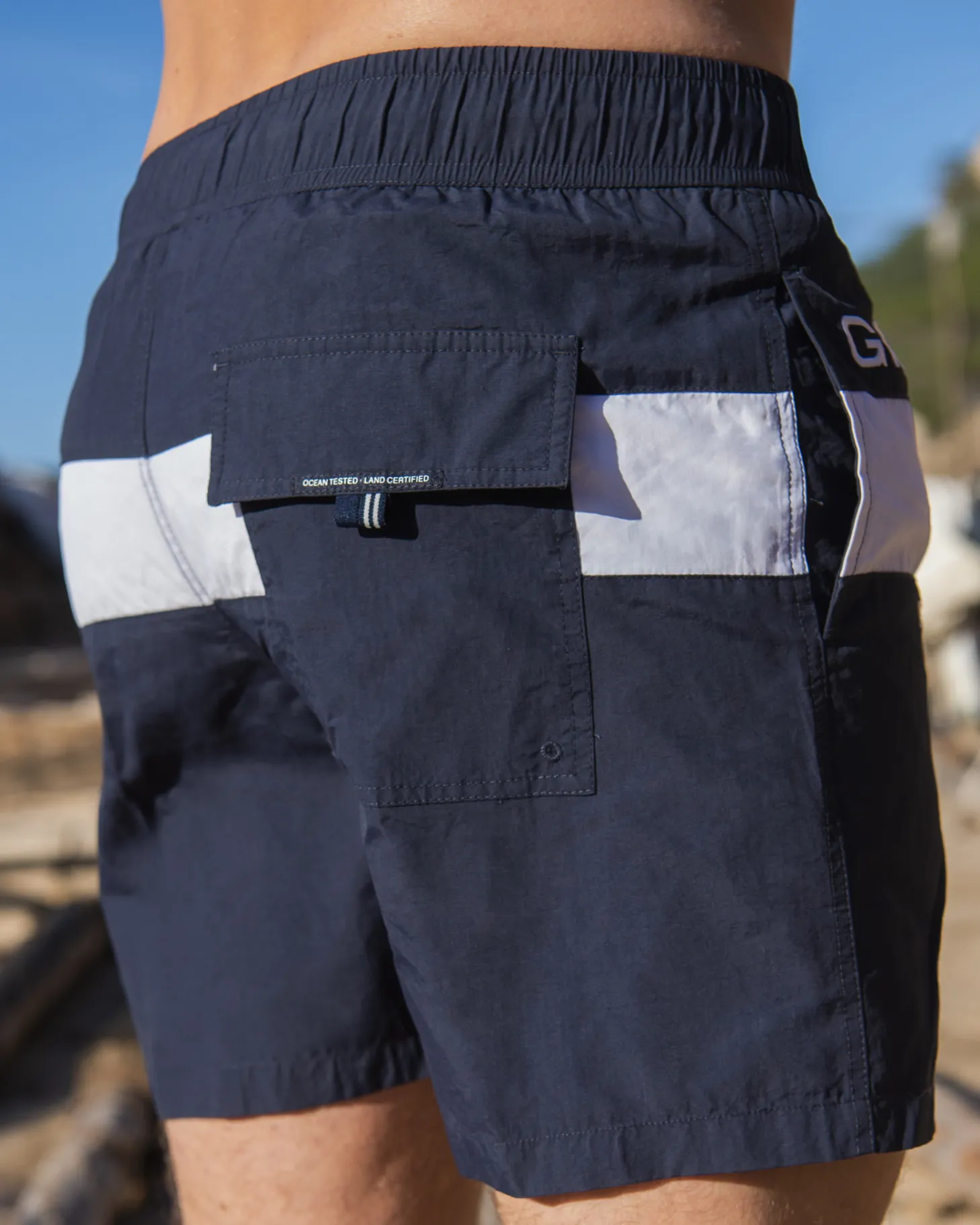 Zwemkleding*Gaastra Zwemshort Port Met Colorblock